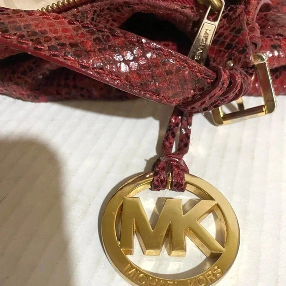 Michael kors snakeskin print hobo/ shoulder handbag - Picture 11 of 13